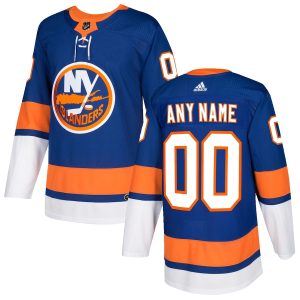 Men’s New York Islanders adidas Royal Authentic Custom Jersey