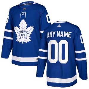 Men’s Toronto Maple Leafs adidas Blue Authentic Custom Jersey