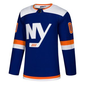 Men’s New York Islanders adidas Blue Alternate Authentic Custom Jersey