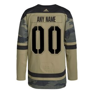 Toronto Maple Leafs adidas Camo Logo Military Appreciation Team Authentic Custom Practice Jersey