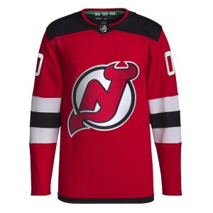 Men’s New Jersey Devils adidas Red Home Primegreen Authentic Custom Jersey