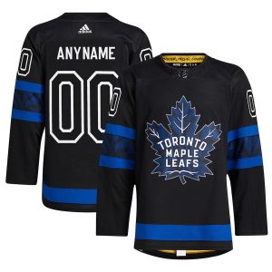 Men’s adidas Black Authentic Toronto Maple Leafs x drew house Alternate Custom Jersey