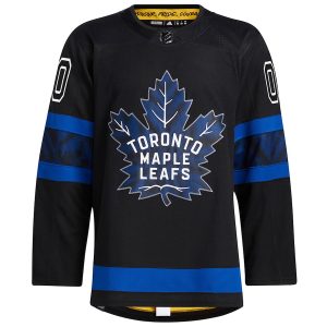 Men’s adidas Black Authentic Toronto Maple Leafs x drew house Alternate Custom Jersey