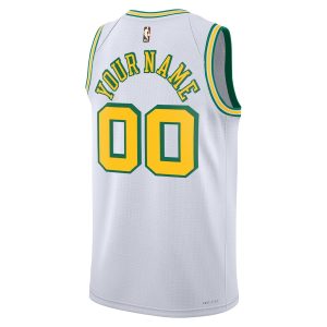 Unisex Houston Rockets Nike White 2022/23 Custom Swingman Jersey – Classic Edition