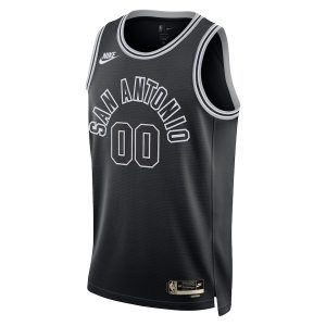 Unisex San Antonio Spurs Nike Black 2022/23 Custom Swingman Jersey – Classic Edition