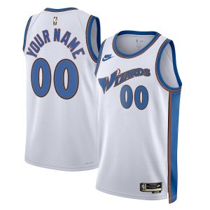 Unisex Washington Wizards Nike White 2022/23 Custom Swingman Jersey – Classic Edition