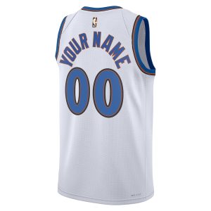 Unisex Washington Wizards Nike White 2022/23 Custom Swingman Jersey – Classic Edition