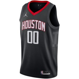 Men’s Houston Rockets Jordan Brand Black Swingman Custom Jersey – Statement Edition