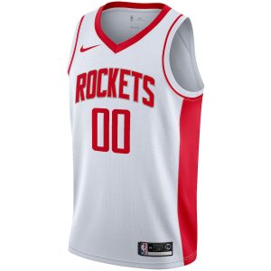 Men’s Houston Rockets Nike White 2020/21 Swingman Custom Jersey – Association Edition