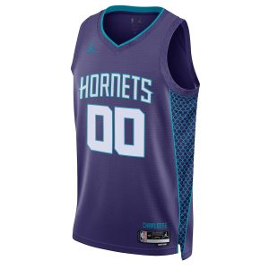 Unisex Charlotte Hornets Jordan Brand Teal 2022/23 Swingman Custom Jersey – Statement Edition