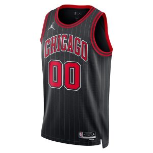 Unisex Chicago Bulls Jordan Brand Black 2022/23 Swingman Custom Jersey – Statement Edition