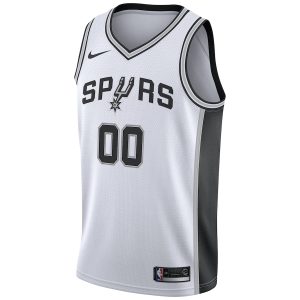 Men’s San Antonio Spurs Nike White 2020/21 Swingman Custom Jersey – Association Edition