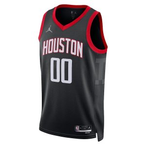 Unisex Houston Rockets Jordan Brand Black 2022/23 Swingman Custom Jersey – Statement Edition