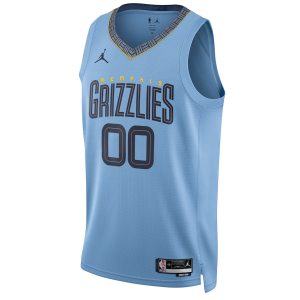 Unisex Memphis Grizzlies Jordan Brand Blue 2022/23 Swingman Custom Jersey – Statement Edition