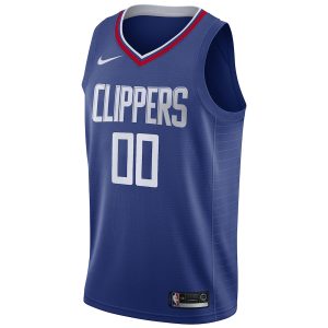 Men’s LA Clippers Nike Royal 2020/21 Swingman Custom Jersey – Icon Edition