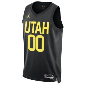 Unisex Utah Jazz Jordan Brand Black 2022/23 Swingman Custom Jersey – Statement Edition