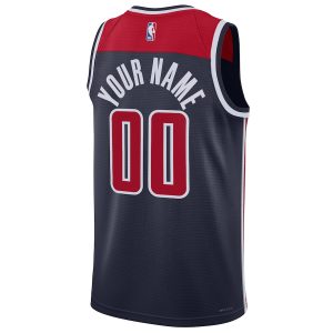 Unisex Washington Wizards Jordan Brand Navy 2022/23 Swingman Custom Jersey – Statement Edition