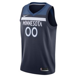 Men’s Minnesota Timberwolves Nike Navy Swingman Custom Jersey – Icon Edition