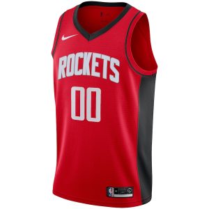 Men’s Houston Rockets Nike Red Custom Swingman Jersey – Icon Edition