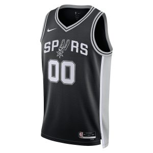 Unisex San Antonio Spurs Nike Black Swingman Custom Jersey – Icon Edition