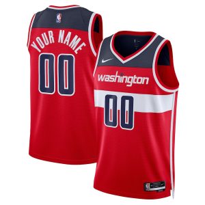 Unisex Washington Wizards Nike Red Swingman Custom Jersey – Icon Edition