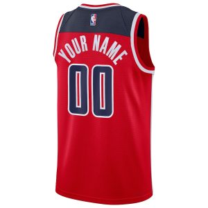 Unisex Washington Wizards Nike Red Swingman Custom Jersey – Icon Edition