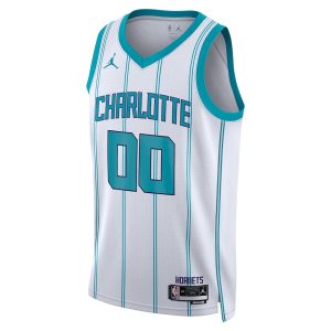 Unisex Charlotte Hornets Jordan Brand White Swingman Custom Jersey – Association Edition