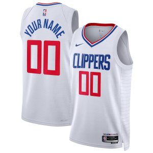 Unisex LA Clippers Nike White Swingman Custom Jersey – Association Edition