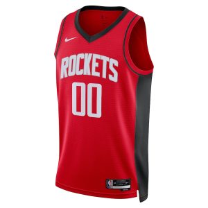 Unisex Houston Rockets Nike Red Swingman Custom Jersey – Icon Edition