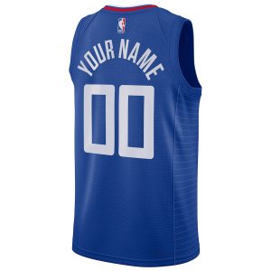 Unisex LA Clippers Nike Royal Swingman Custom Jersey – Icon Edition