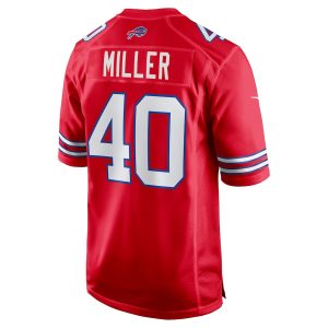 Men’s Buffalo Bills Von Miller Nike Red Alternate Game Jersey