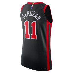 Men’s Chicago Bulls DeMar DeRozan Nike Black Authentic Jersey – City Edition