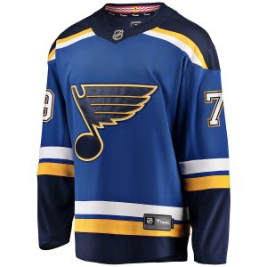 Men’s St. Louis Blues Sammy Blais Fanatics Branded Blue Home Breakaway Jersey