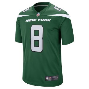 Men’s New York Jets Aaron Rodgers Nike Gotham Green Game Jersey