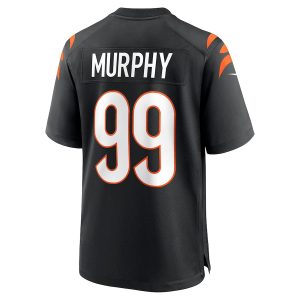 Men’s Cincinnati Bengals Myles Murphy Nike Black 2023 NFL Draft First Round Pick Game Jersey