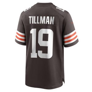 Men’s Cleveland Browns Cedric Tillman Nike Brown 2023 NFL Draft Pick Game Jersey