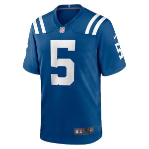 Men’s Indianapolis Colts Anthony Richardson Nike Royal 2023 NFL Draft First Round Pick Game Jersey