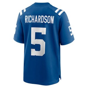 Men’s Indianapolis Colts Anthony Richardson Nike Royal 2023 NFL Draft First Round Pick Game Jersey
