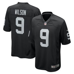 Men’s Las Vegas Raiders Tyree Wilson Nike Black 2023 NFL Draft First Round Pick Game Jersey