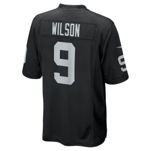Men’s Las Vegas Raiders Tyree Wilson Nike Black 2023 NFL Draft First Round Pick Game Jersey