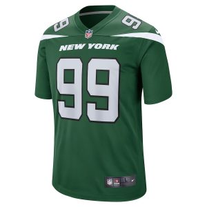 Men’s New York Jets Will McDonald IV Nike Gotham Green 2023 NFL Draft First Round Pick Game Jersey