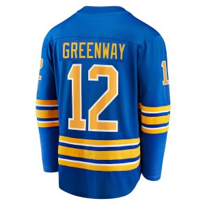 Men’s Buffalo Sabres Jordan Greenway Fanatics Branded Royal Home Breakaway Jersey