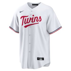 Men’s Minnesota Twins Nike White Home Replica Custom Jersey