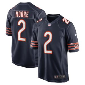 Men’s Chicago Bears D.J. Moore Nike Navy Team Color Game Jersey