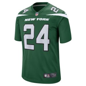 Men’s New York Jets Darrelle Revis Nike Gotham Green Retired Player Game Jersey