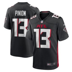 Men’s Atlanta Falcons Bradley Pinion Nike Black Game Player Jersey