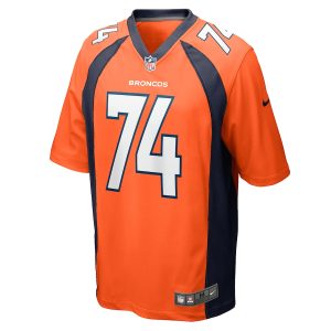 Men’s Denver Broncos Ben Powers Nike Orange Game Player Jersey