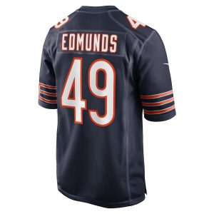 Men’s Chicago Bears Tremaine Edmunds Nike Navy Game Player Jersey