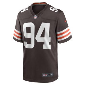 Men’s Cleveland Browns Dalvin Tomlinson Nike Brown Game Player Jersey
