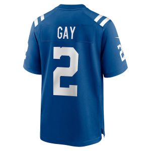 Men’s Indianapolis Colts Matt Gay Nike Royal Game Player Jersey